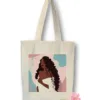 Curls - tote bags by Homesy Hues