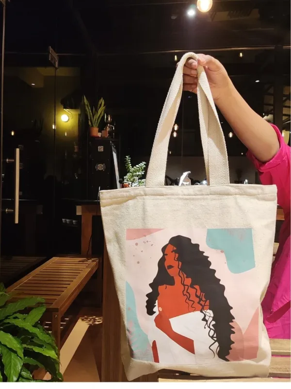 Curls - Tote bags by Homesy Hues