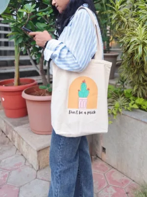 Don't be a Prick - Tote bags by Homesy Hues