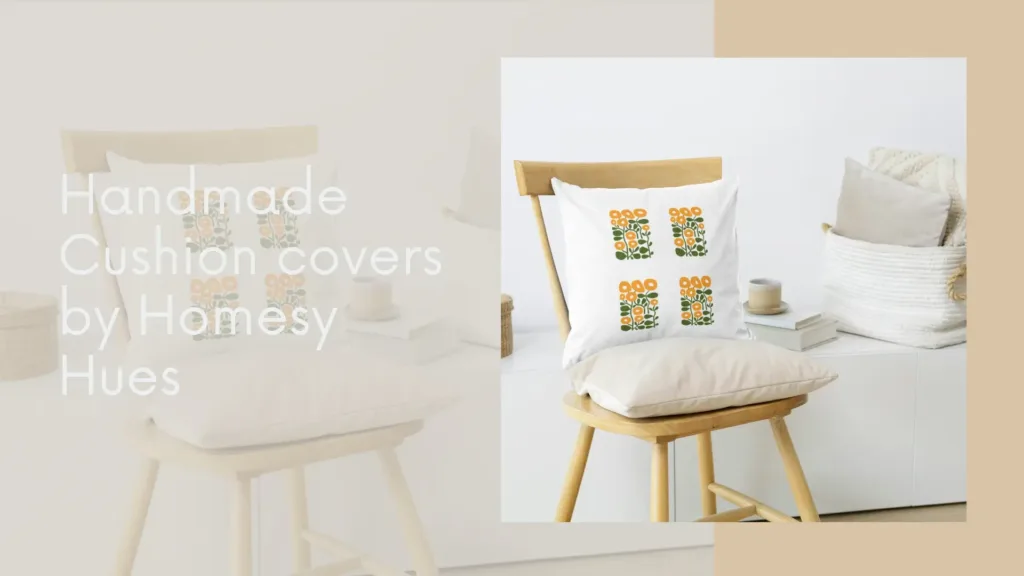 Handmade cushion covers by Homesy Hues